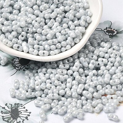Opaque Colours Luster Glass Seed Beads X1-SEED-B001-01A-09-1