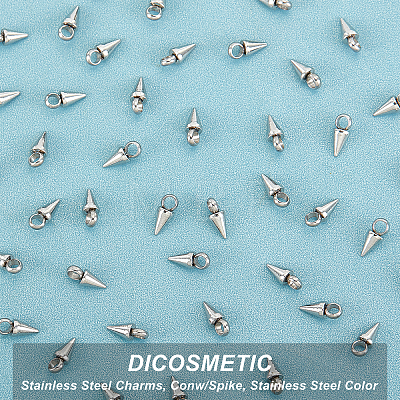 304 Stainless Steel Charms STAS-DC0010-47-1