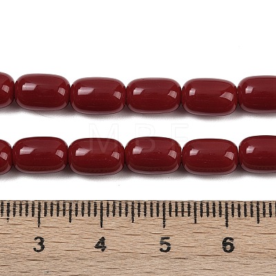 Opaque Glass Beads Strands X-GLAA-Z015-02G-1