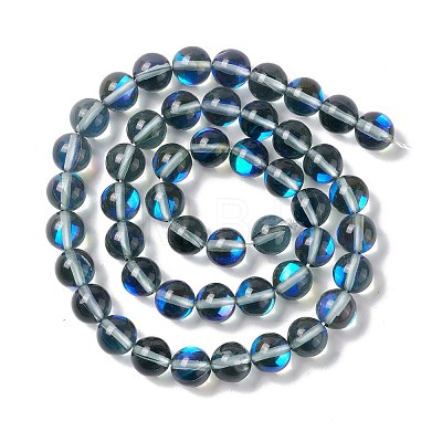 Synthetic Moonstone Beads Strands G-E573-02B-29-1