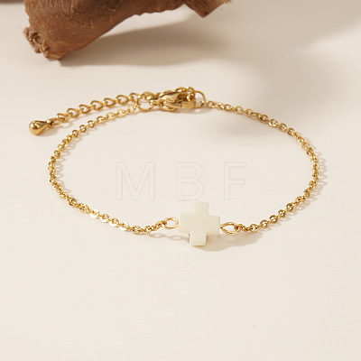 Brass Rolo Chain Link Bracelets RT0481-5-1