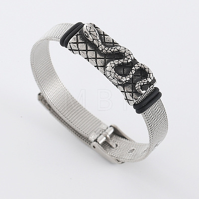 304 Stainless Steel Watch Band Bracelets MP0533-1