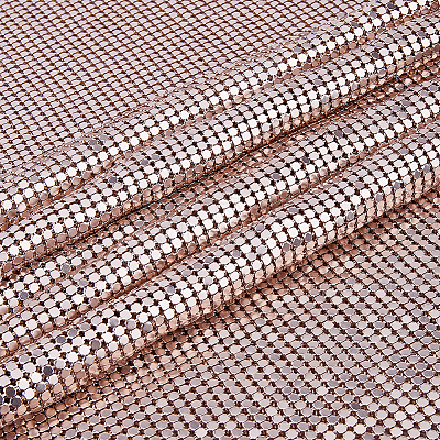 Aluminum Beaded Trim Mesh Ribbon Roll DIY-WH0750-413D-1