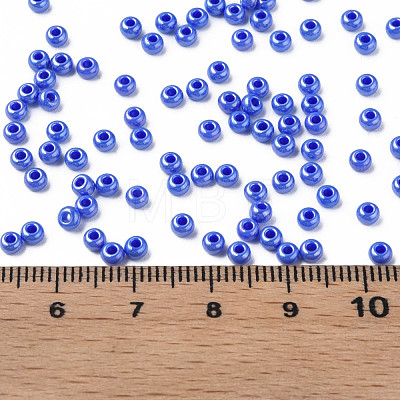 8/0 Czech Opaque Glass Seed Beads SEED-N004-003A-25-1