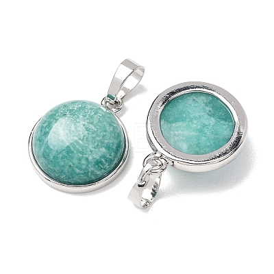 Natural Amazonite Pendants GG-CBA0251-09F-P-1