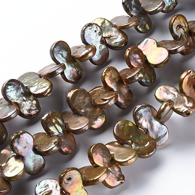 Natural Keshi Pearl Beads Strands PEAR-S021-114B-1