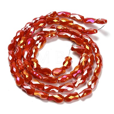 Electroplate Glass Beads Strands EGLA-P066-01A-AB07-1