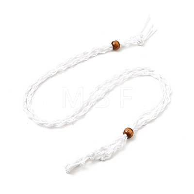 Braided Wax Rope Cord Macrame Pouch Necklace Making NJEW-J007-02-1