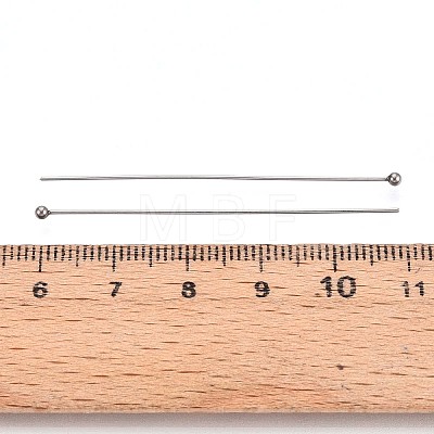 304 Stainless Steel Head Pins STAS-T065-50mm-20P-1