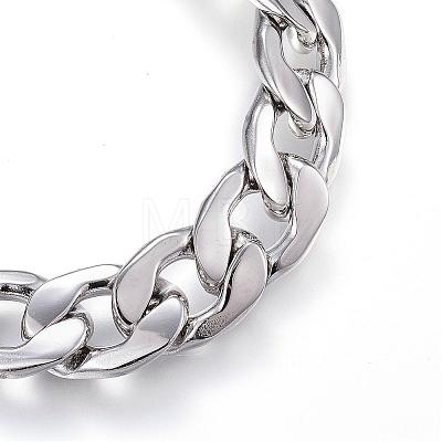 304 Stainless Steel Bracelets STAS-D162-11-1