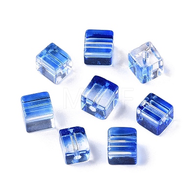 Baking Paint Transparent Glass Beads LS-DGLA-N005-01A-02-1