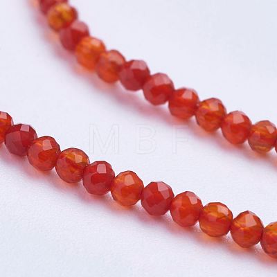 Natural Carnelian Beads Strands G-E373-01A-1