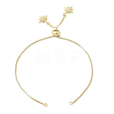 1MM Brass Box Chain Slider Bracelet Making MAK-K024-09G-1