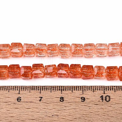 Crackle Transparent Glass Beads Strands GLAA-N062-6mm-10-1