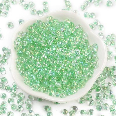 6/0 Inside Colours Glass Seed Beads SEED-A034-03A-1