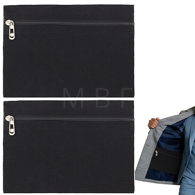 Cloth Zipper Jewelry Bag Gift Pouches ABAG-WH0040-53F-1