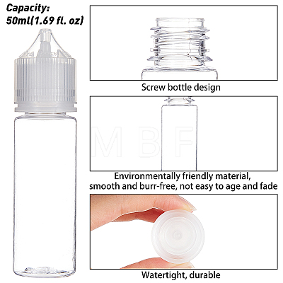 BENECREAT Plastic Squeeze Bottles AJEW-BC0001-33A-1
