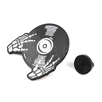 Skeleton DJ Enamel Brooches JEWB-I062-01EB-02-1
