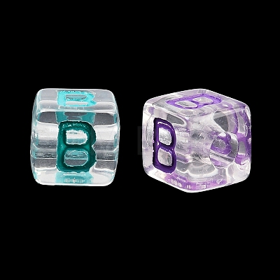 Acrylic European Beads MACR-I042-01B-1