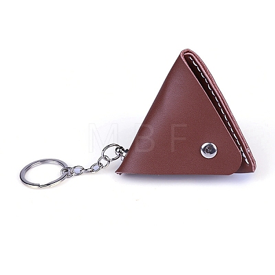 Imitation Leather Mini Triangle Women's Wallet Keychian PW-WG27227-05-1