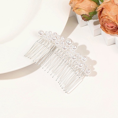 Alloy Hair Combs PW-WG713EE-17-1