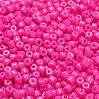 Baking Paint Pearlized Glass Seed Beads SEED-C001-04A-04-1