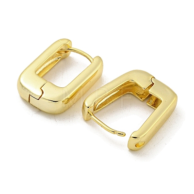 Brass Hoop Earrings EJEW-L211-010R-G-1