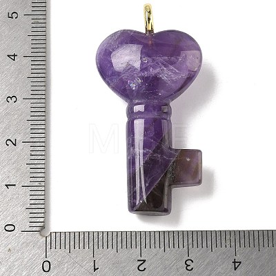 Natural Amethyst Pendants G-C274-05G-1