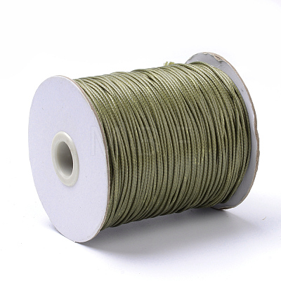 Braided Korean Waxed Polyester Cords YC-T002-0.8mm-110-1