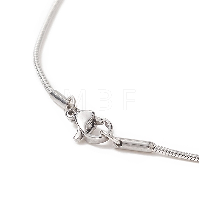 304 Stainless Steel Snake Chain Necklaces NJEW-JN04190-1