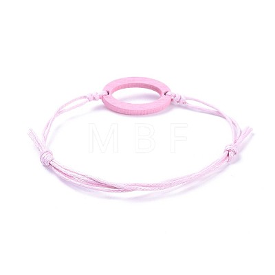 Adjustable Waxed Cotton Cord Bracelets BJEW-JB04293-03-1