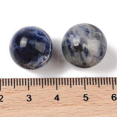 Natural Sodalite No Hole Sphere Beads G-K353-04D-08-1