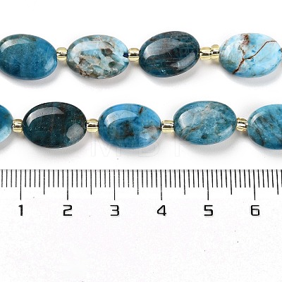 Natural Apatite Beads Strands G-H005-A03-02-1