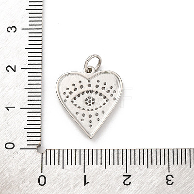 Brass Micro Pave Cubic Zirconia Pendants KK-U033-07P-01-1