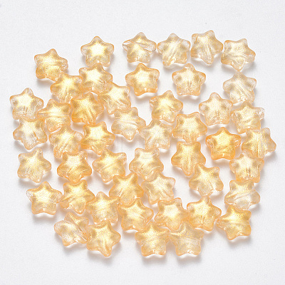 Spray Painted Glass Beads LS-GLAA-R211-04-D03-1