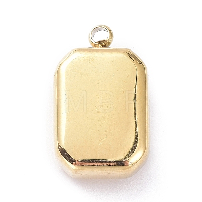 Ion Plating(IP) 304 Stainless Steel Pendants X-STAS-O150-05G-1