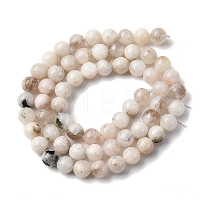 Natural White Moonstone Beads Strands X-G-I388-01-6mm-1