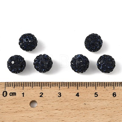 Pave Disco Ball Beads RB-H258-10MM-207-1