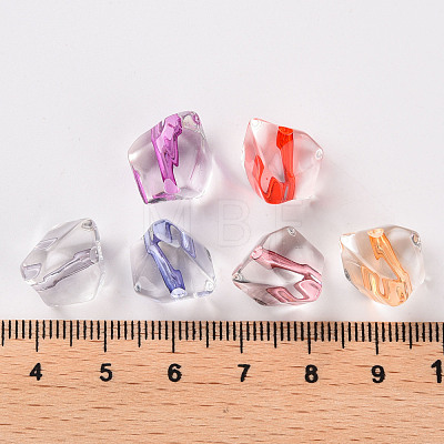 Transparent Acrylic Beads TACR-S154-04A-1