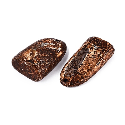 Natural Tree Bark Agate Big Pendants G-Q606-17-1