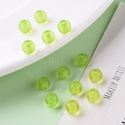 Transparent Acrylic Beads MACR-S370-A6mm-729-1