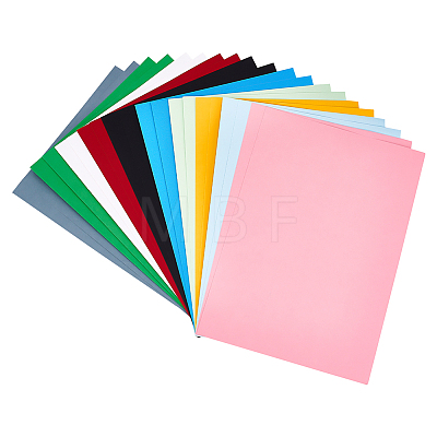 20Pcs 10 Colors Cardboard Paper Card DIY-CP0008-38-1