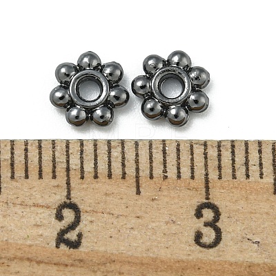 Rack Plating Zinc Alloy Spacer Beads FIND-T071-04B-1