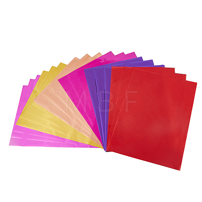 SUPERFINDINGS 60Pcs 6 Colors A4 Hot Foil Stamping Paper DIY-FH0006-18-1