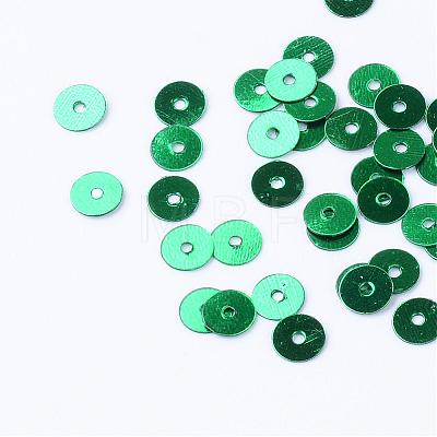 Ornament Accessories Plastic Paillette Beads PVC-R014-6mm-M-1