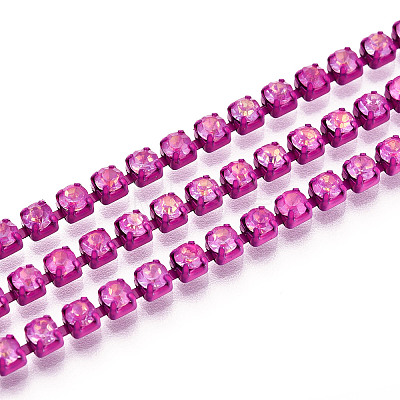 Iron Rhinestone Cup Chains CH-T006-05A-06-1