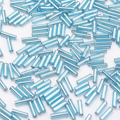 Glass Bugle Beads SEED-E001-6mm-23-1