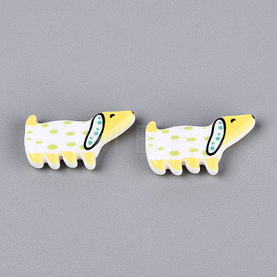 Printed Opaque Resin Beads RESI-N043-04D-1