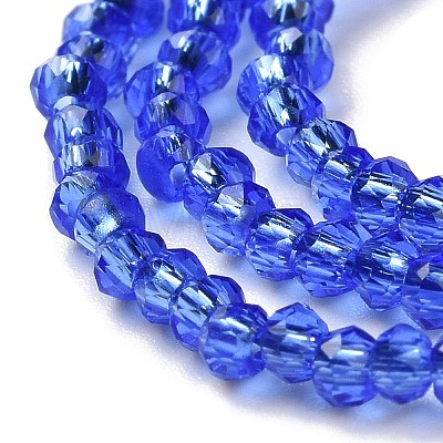 Transparent Glass Beads Strands GLAA-H021-03-11-1