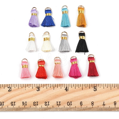 20Pcs Handmade Polycotton(Polyester Cotton) Tassel Decorations FIND-FS0003-27F-1